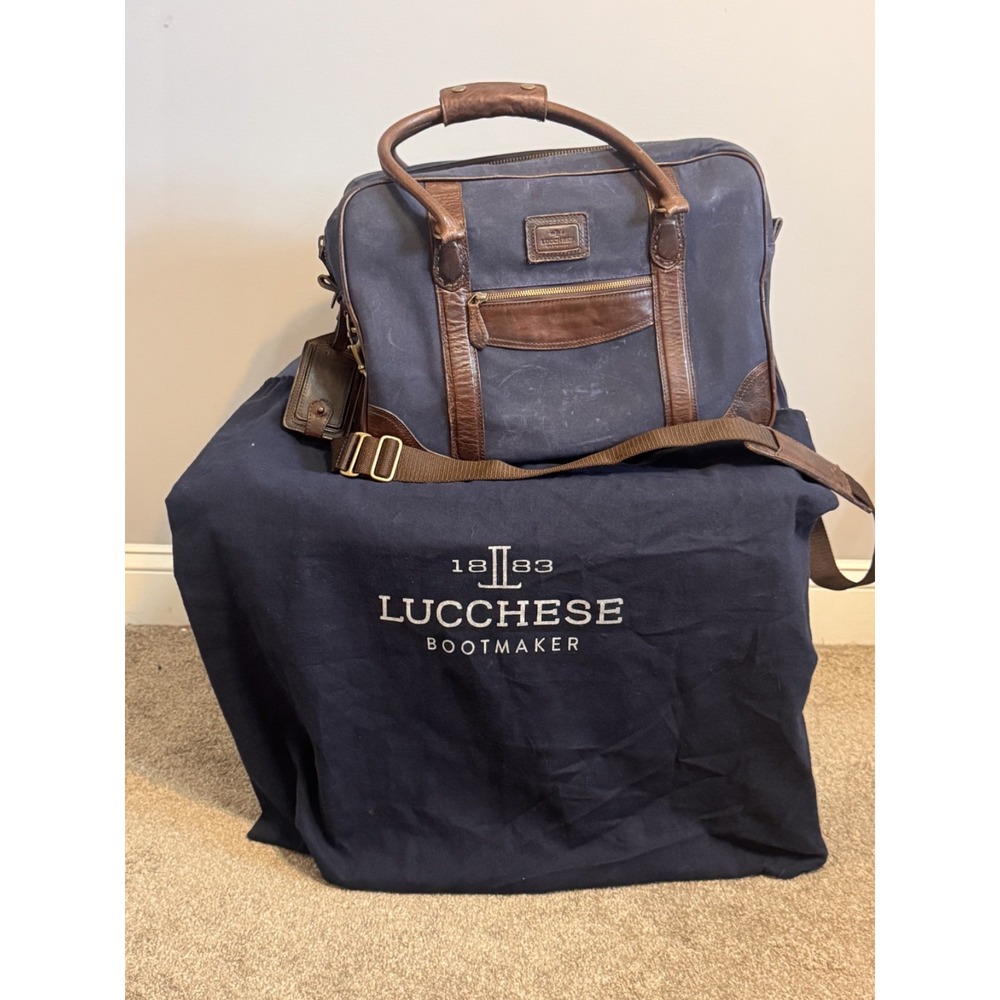 Lucchese Everyday Waxed Canvas Cowboy Bag
